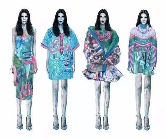 海外藝術(shù)院校的服裝效果圖 創(chuàng)意、概念與視覺的碰撞